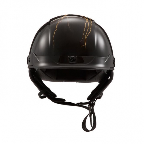 버즈비 초경량 쉴드 J03 라이트닝 하프 헬멧 BLACK